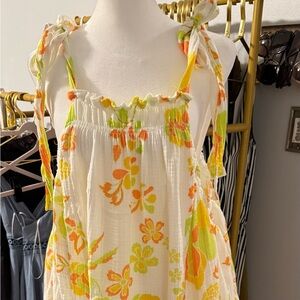 Free People Floral Tunic